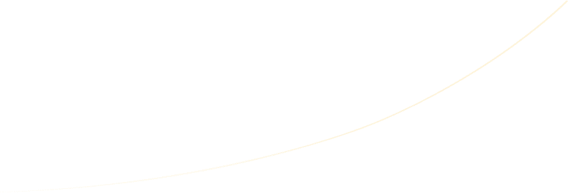 Decorative half-circle design element